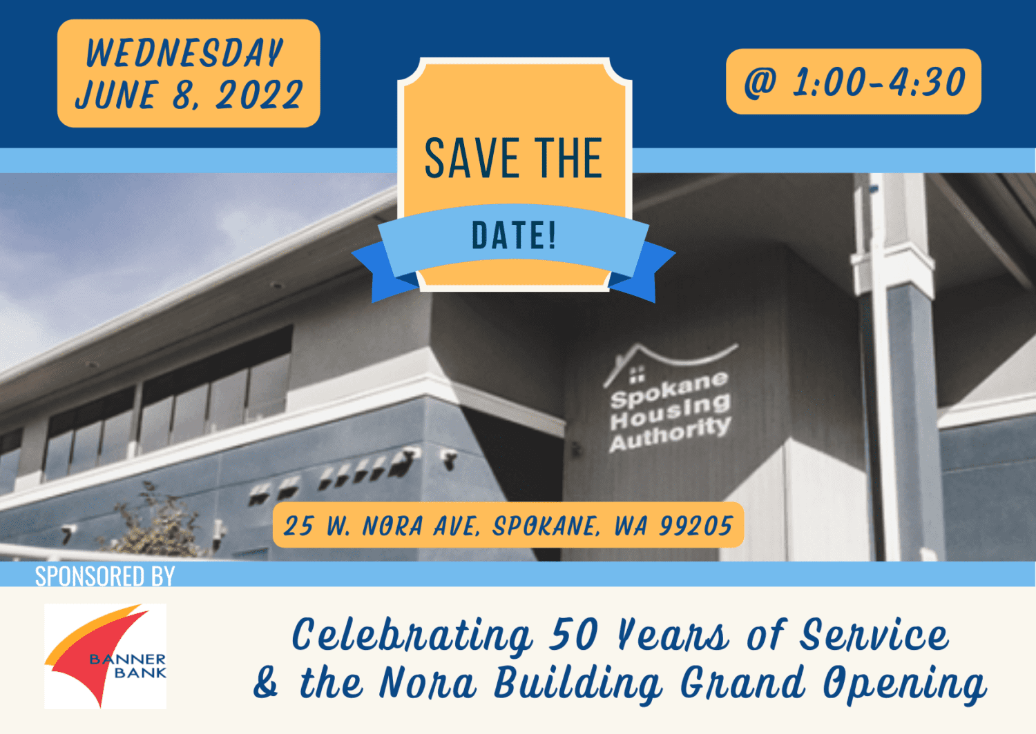 50th Anniversary and Nora Building Grand Opening Spokane Housing